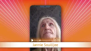 TV Oranje app video message - Jannie Souilljee