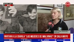Invitan a la charla "Las mujeres de Malvinas" en Sala Mayo