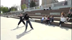 Воспитанницы школы спортивного танца из Донецка выступили в центре Пензы