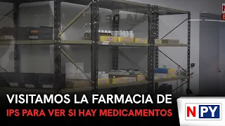 We visited the IPS pharmacy to see if there are any medications available