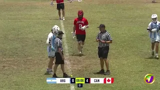ARG vs CAN | Q1 | 2026 Pan-American Men’s Lacrosse Championship | TVJ Sports