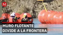 Boyas en el río Bravo refuerzan control migratorio de Estados Unidos en Tamaulipas Boyas en el río Bravo refuerzan control migratorio de Estados Unidos en Tamaulipas