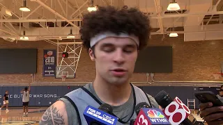 Butler grad student guard, Northrop High School grad Jalen Jackson practice interview 7/22/2026 (cou