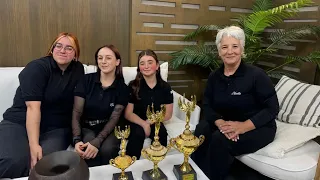Young hairdressers from Tandil shine at national championship