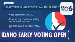 Early Voting Underway Across Idaho Through Oct. 30