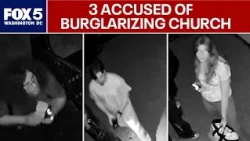 Three people wanted for burglarizing Northwest DC church
