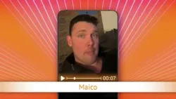 TV Oranje app videoboodschap - Maico