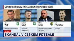 Ligoví rozhodčí, hvězda Karviné a další hráči. Podívejte se na seznam prošetřovaných komisí