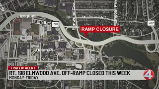 Route 198 Elmwood Avenue off-ramp closed this week