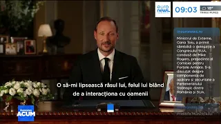Noul rege al Norvegiei, ultim omagiu emoționant după moartea tatălui său
