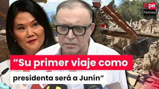 Fuerza Popular confirms Keiko Fujimori's trip to earthquake-affected area in Junín