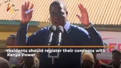 Kenya power won’t cut illegal connections, says energy CS Wandayi