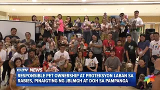 Responsible pet ownership at proteksyon laban sa rabies, pinaigting ng JBLMGH at DOH sa Pampanga