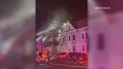 15 displaced after fire in Lewiston, Maine