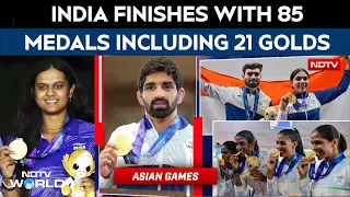 Asian Games 2026: India Finishes With 85 Medals Including 21 Golds