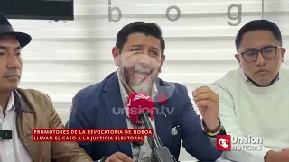 Noboa recall proponents take the case to electoral court