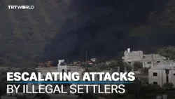 Illegal settlers attack Palestinians in the occupied West Bank