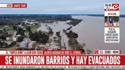 Super Niño hits hard in the Argentine Littoral: there are hundreds of evacuees
