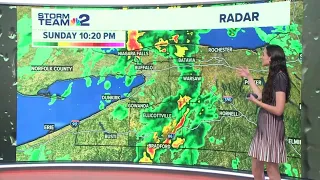 A quiet start for the week: Storm Team 2 nightly forecast for Sunday, August 2nd