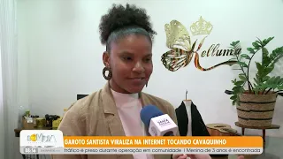 Boy from Santos goes viral on the internet playing the cavaquinho - 9/16/2026