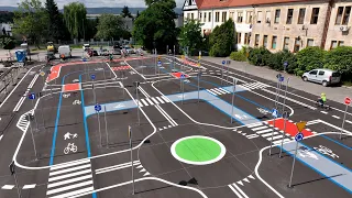 Road safety training park at Primary School No. 8 in Świdnica is now open