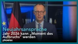 Mit Gebärde: Neujahrsansprache von Bundeskanzler Friedrich Merz | 31.12.2025