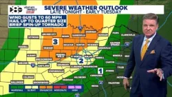 DFW Weather: Tracking the potential for severe weather Tuesday morning