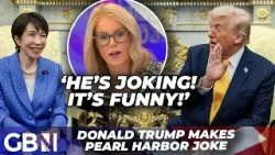 Donald Trump in HOT WATER over 'HILARIOUS' Pearl Harbor joke to Japanese PM - 'He's joking!'