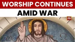 Faith Amid War | Palestinian Catholics Hold Palm Sunday Mass in Gaza