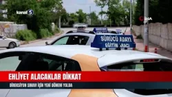 Ehliyet Alacaklar Dikkat | Direksiyon Sınavı Için Yeni Dönem Yolda