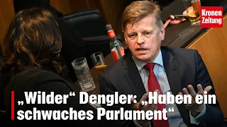 "Independent" Dengler: "We Have a Weak Parliament" | krone.tv NEWS