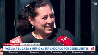 Who was the father who died after being hit by criminals in Maipú