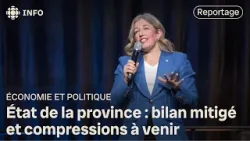 Susan Holt dresse un bilan mitigé de l'état de la province et prépare des compressions Susan Holt dresse un bilan mitigé de l'état de la province et prépare des compressions