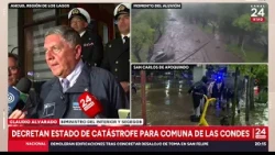 Government declares disaster zone in the Las Condes commune following mudslide