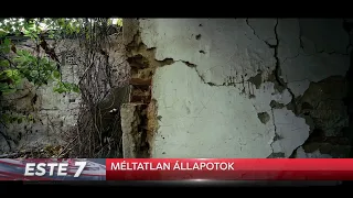 Méltatlan állapotban voltak a Csapó utcai házak és telkek a bontás előtt
