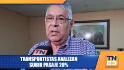 Transportistas analizan subir pasaje 20%