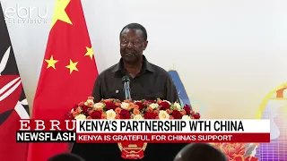 Mudavadi Says Kenya Will Continue Partnering With China On Road Construction. #ebrunews