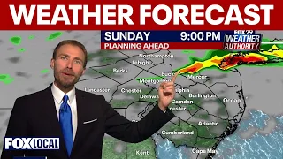 Weather Authority: A beautiful Saturday, but hit-or-miss rain Sunday
