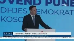 164 delegatë votuan kundër dorëheqjes së Abdixhikut, ndërsa 136 pro