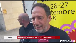 SEPTEMBER 15, 2026 - BARI: OKTOBERFEST ARRIVES FROM SEPTEMBER 25 TO 27