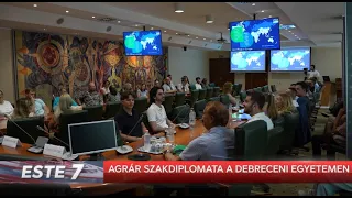 Amerikai agrár szakdiplomata tartott előadást a Debreceni Egyetemen