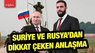 Syria and Russia reach agreement on bases! Joint training centers to be established