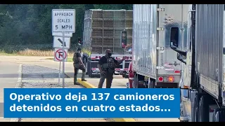 VIDEO: Operation leaves 137 truckers arrested in four U.S. states