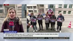 Antifa bűntársa mellett tüntetett Ilaria Salis - HírTV