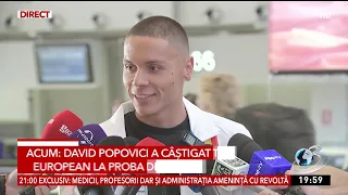 David Popovici, European gold in 100m freestyle. Third consecutive title and a new record