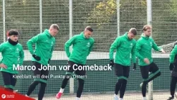 Marco John vor Comeback: Kleeblatt will drei Punkte an Ostern