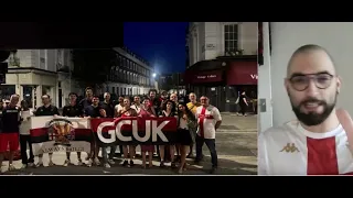 Genoa fans in London: "Everyone to Leicester"