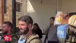 Il nunzio Paolo Borgia in Libano porta aiuti umanitari offerti da Oeuvre d'Orient