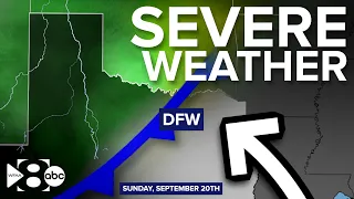 Severe Storms Possible Sunday as Weak Cold Front Arrives | DFW Weather Update