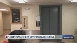 Жители дома престарелых Святого Иосифа сталкиваются с проблемой неисправных лифтов.